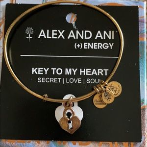 Alex and Ani Key to my Heart Bangle